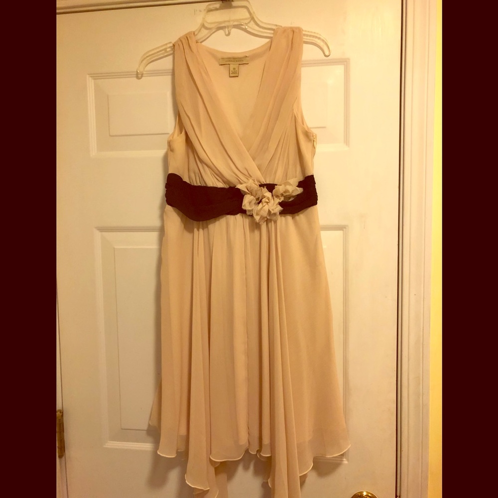 Jonathan Martin lightweight dress with floral sash